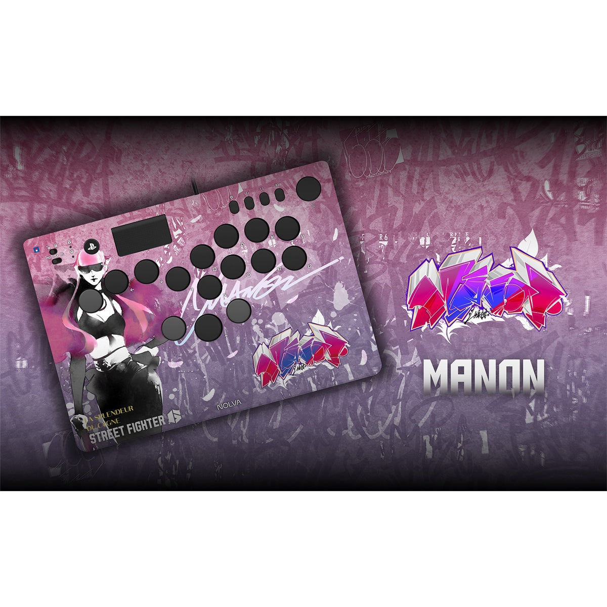 Hori Street Fighter 6 Nolva Mechanical All-Button Arcade Controller