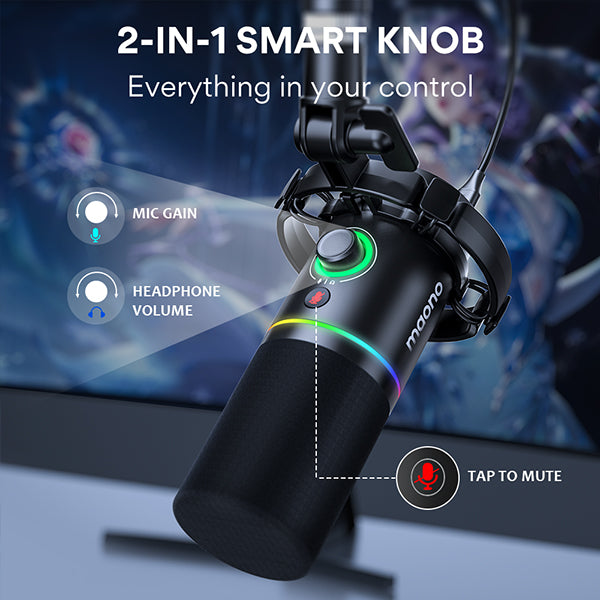 Maono PD200X USB/XLR Podcast Dynamic Microphone | DataBlitz