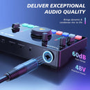 Maonocaster AMC2 Neo One-Stop Streaming Audio Mixer & Sound Card (Black, White)