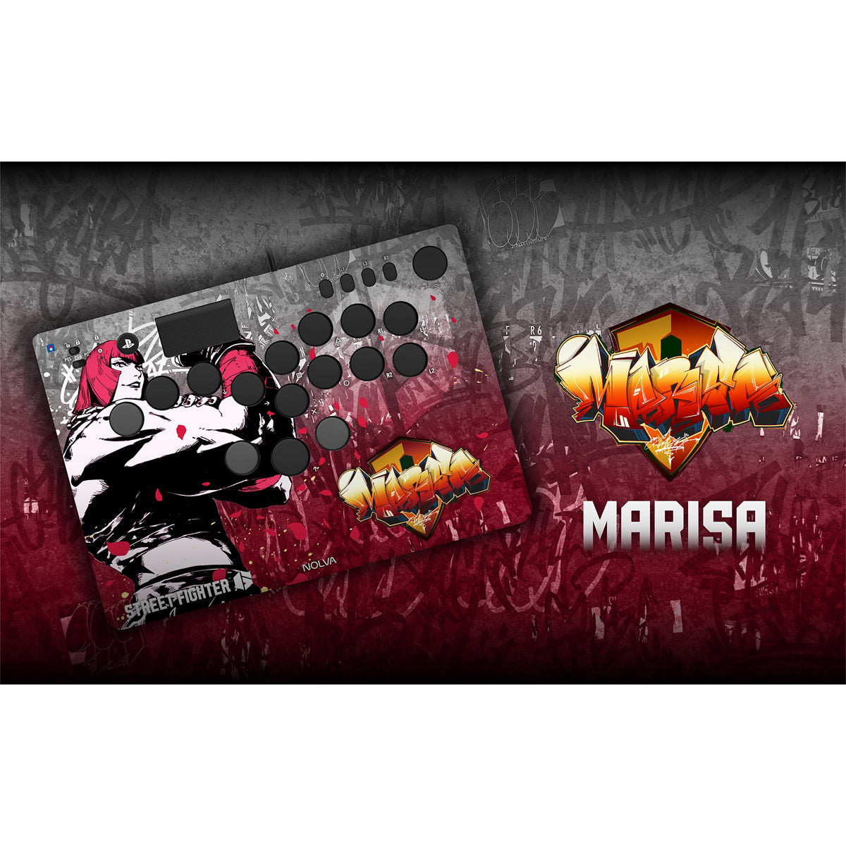 Hori Street Fighter 6 Nolva Mechanical All-Button Arcade Controller