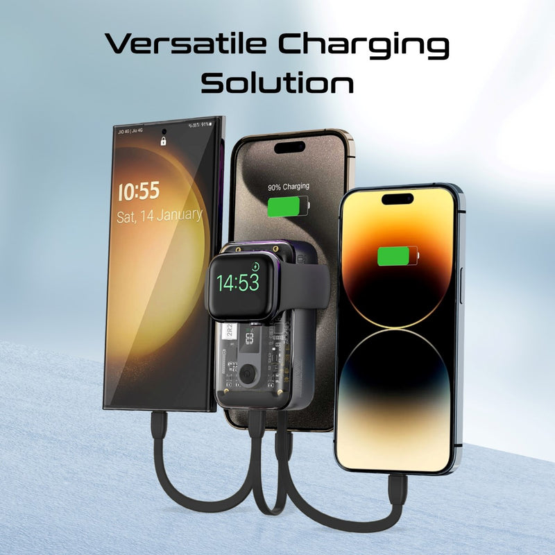 Promate Mavrix 10000MAH 35W Power Delivery Apple iPhone & Watch fast Charging Power Bank