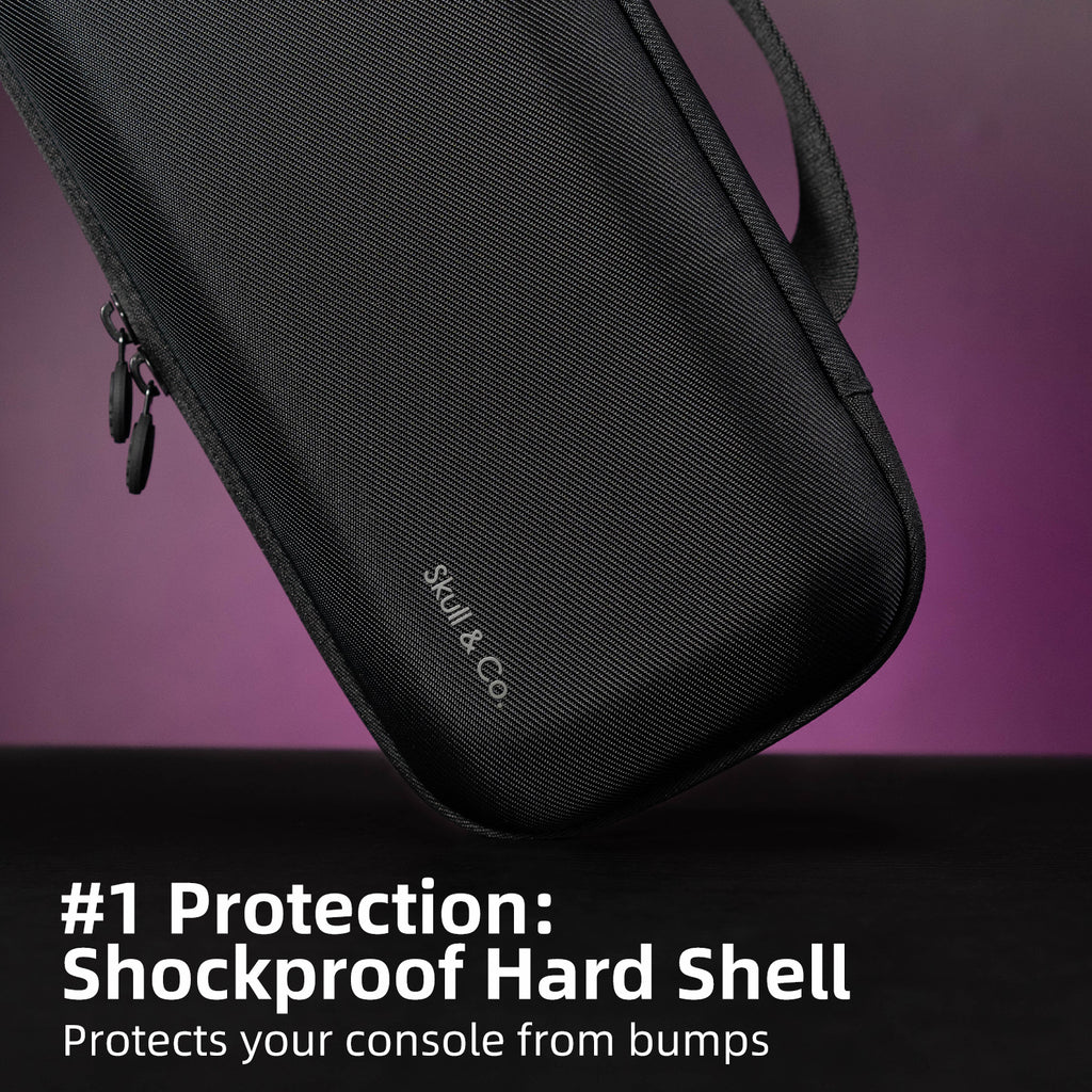 Skull & Co. Maxcarry Case For Steam Deck / Rog Ally & Other Gaming Handhelds (Black) (MCCASE-ALL-BK)