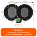 Wicked Cushions WC FreeZe - Hybrid Cooling Gel Earpads for Audeze Maxwell 