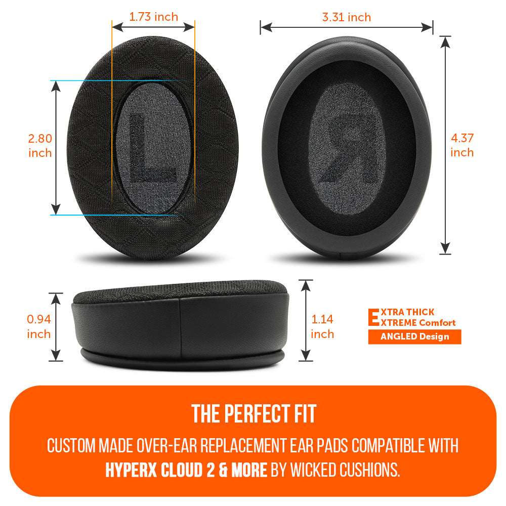 Wicked Cushions WC FreeZe HyperX Cloud - Cooling Gel Earpads For HyperX Cloud Series | DataBlitz