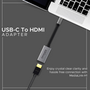 Promate High Definition USB-C TO HDMI Adapter 4K UHD Medialink-H1