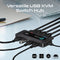 Promate MediaSwitch-KVM 4K at 60Hz KVM Switch with USB 3.0 Expansion
