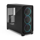 Fractal Design Meshify 3 XL Computer Case (Black RGB Tempered Glass Light Tint, White RGB Tempered Glass Clear Tint)