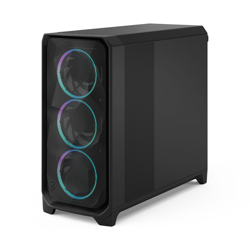Fractal Design Meshify 3 XL Computer Case (Black RGB Tempered Glass Light Tint, White RGB Tempered Glass Clear Tint)
