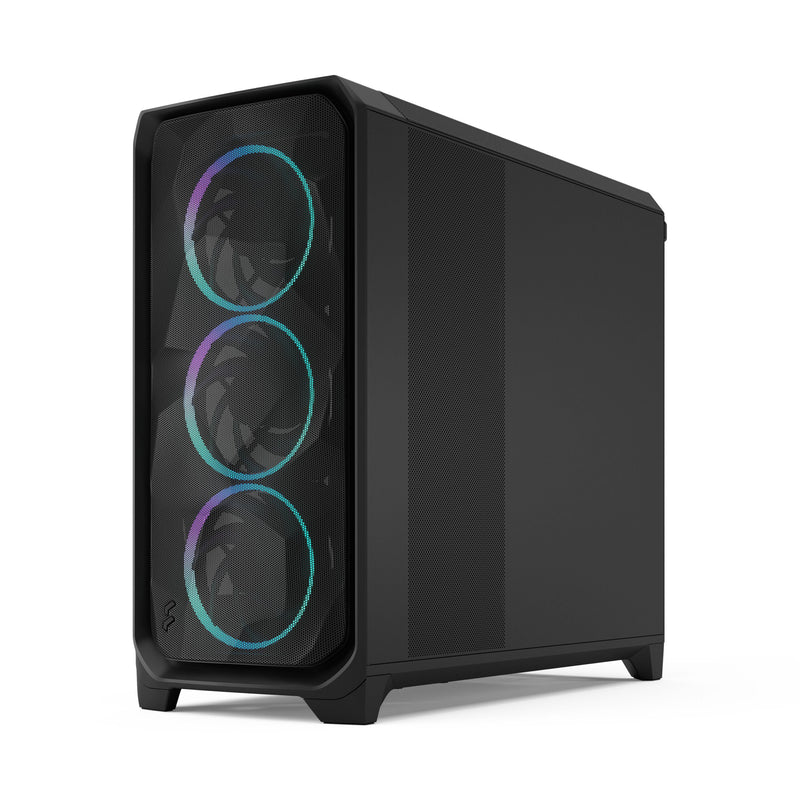 Fractal Design Meshify 3 XL Computer Case (Black RGB Tempered Glass Light Tint, White RGB Tempered Glass Clear Tint)