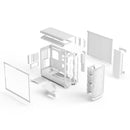 Fractal Design Meshify 3 XL Computer Case (Black RGB Tempered Glass Light Tint, White RGB Tempered Glass Clear Tint)