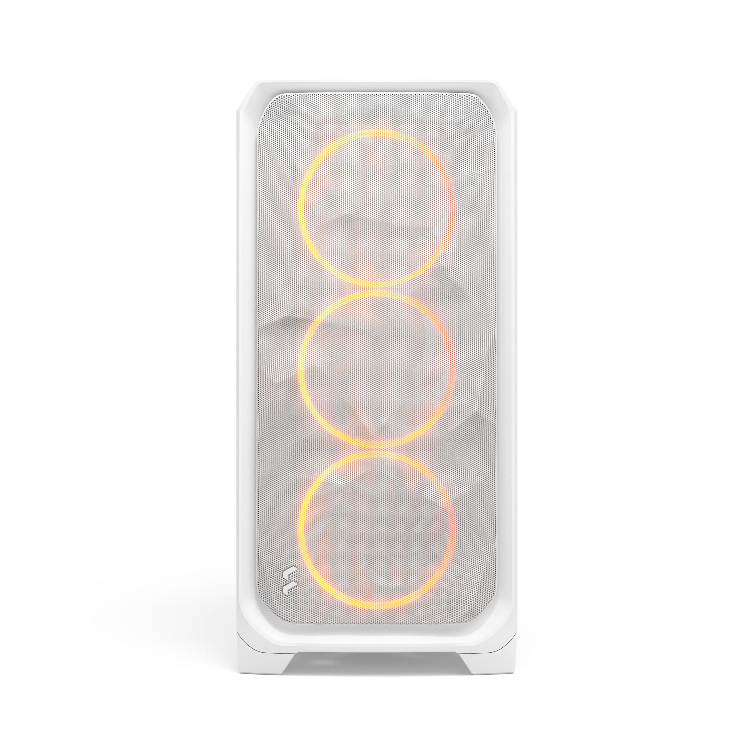 Fractal Design Meshify 3 XL Computer Case (Black RGB Tempered Glass Light Tint, White RGB Tempered Glass Clear Tint)
