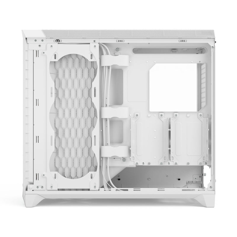 Fractal Design Meshify 3 XL Computer Case (Black RGB Tempered Glass Light Tint, White RGB Tempered Glass Clear Tint)