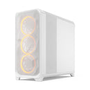 Fractal Design Meshify 3 XL Computer Case (Black RGB Tempered Glass Light Tint, White RGB Tempered Glass Clear Tint)