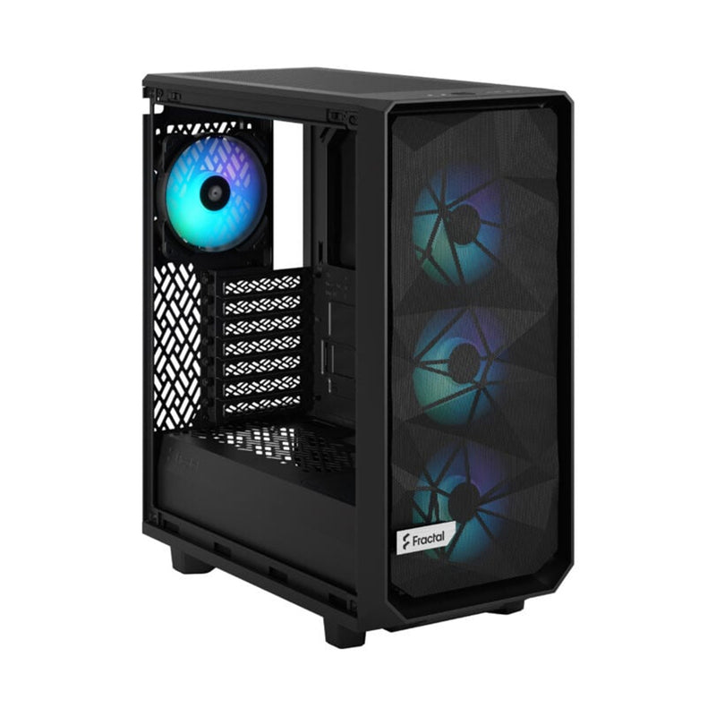 Fractal Design Meshify 2 Compact Lite Computer Case (RGB Black TG Light Tint)