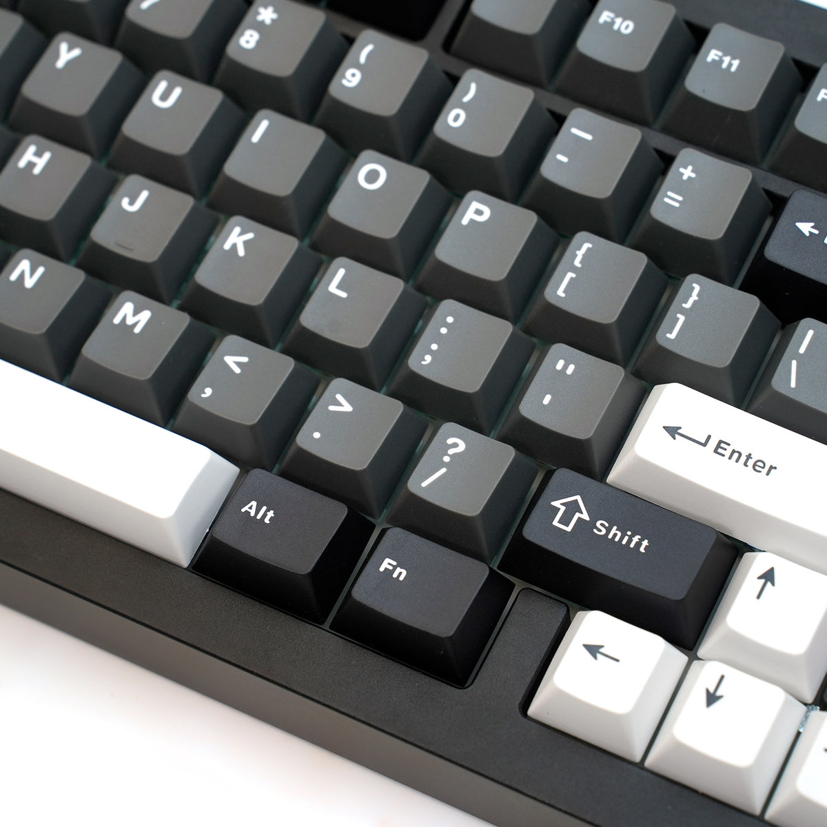 Akko Mineral 01 VIA Black & Silver Aluminum Curved Design Case Multi-Mode RGB Hot-Swappable Mechanical Keyboard