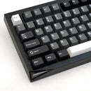 Akko Mineral 01 VIA Black & Silver Aluminum Curved Design Case Multi-Mode RGB Hot-Swappable Mechanical Keyboard