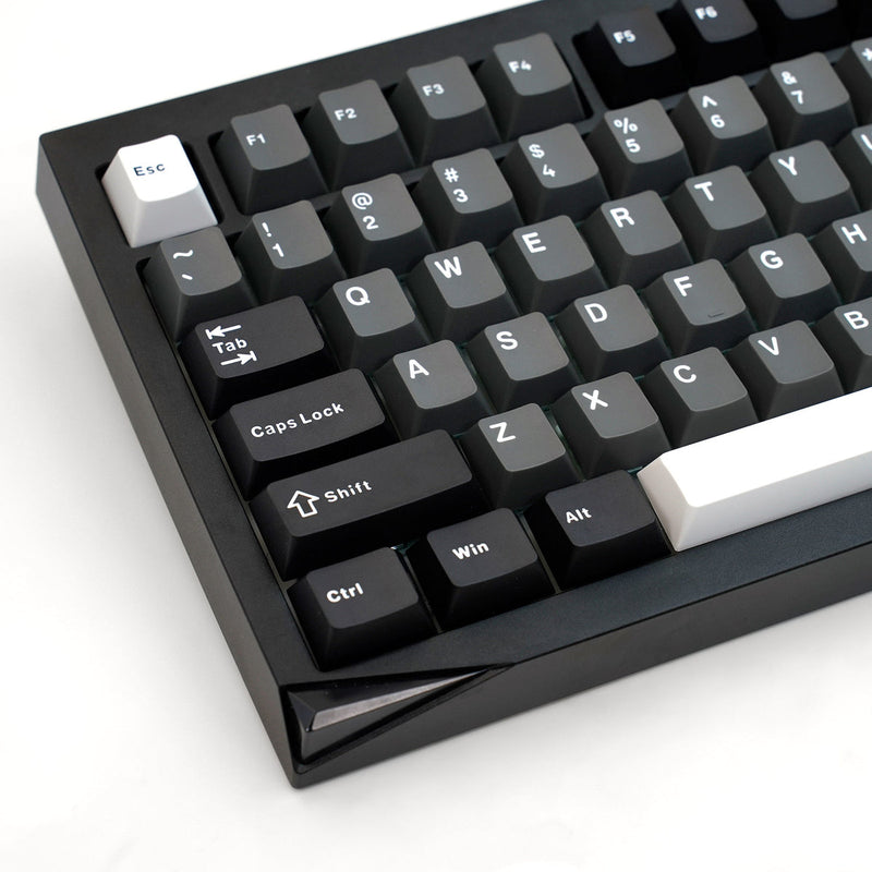 Akko Mineral 01 VIA Black & Silver Aluminum Curved Design Case Multi-Mode RGB Hot-Swappable Mechanical Keyboard