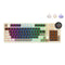 Royal Kludge RK-N99 Tri-Mode RGB 98 Keys Hot Swappable Mechanical Keyboard Mocha Grey (Beige, Cream, Violet Switch)