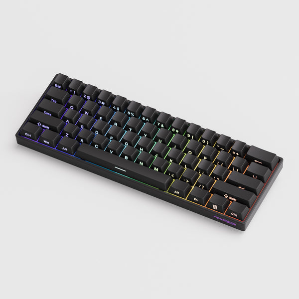 MonsGeek FUN60 Pro SP Shine-Through Black Wired RGB Mechanical Keyboard