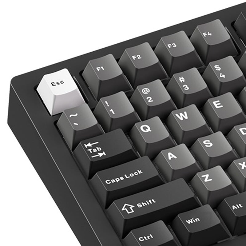 MonsGeek M1 V5 Black & Silver Aluminum Case Multi-Mode RGB Hot-Swappable Mechanical Keyboard