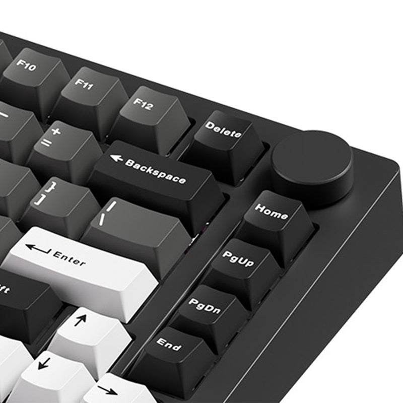 MonsGeek M1 V5 Black & Silver Aluminum Case Multi-Mode RGB Hot-Swappable Mechanical Keyboard