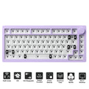 MonsGeek M1W V3 VIA Barebone DIY Kit Aluminum Case Multi-Mode RGB Hot-Swappable Mechanical Keyboard (Lilac Purple)