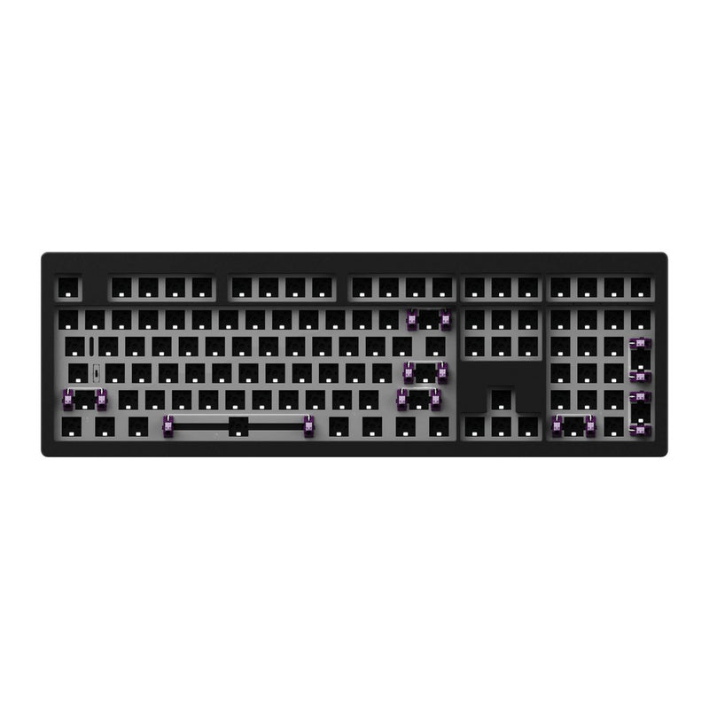 MonsGeek M5W Barebone DIY Kit Aluminum Case Multi-Mode RGB Hot-Swappable Mechanical Keyboard (Black)