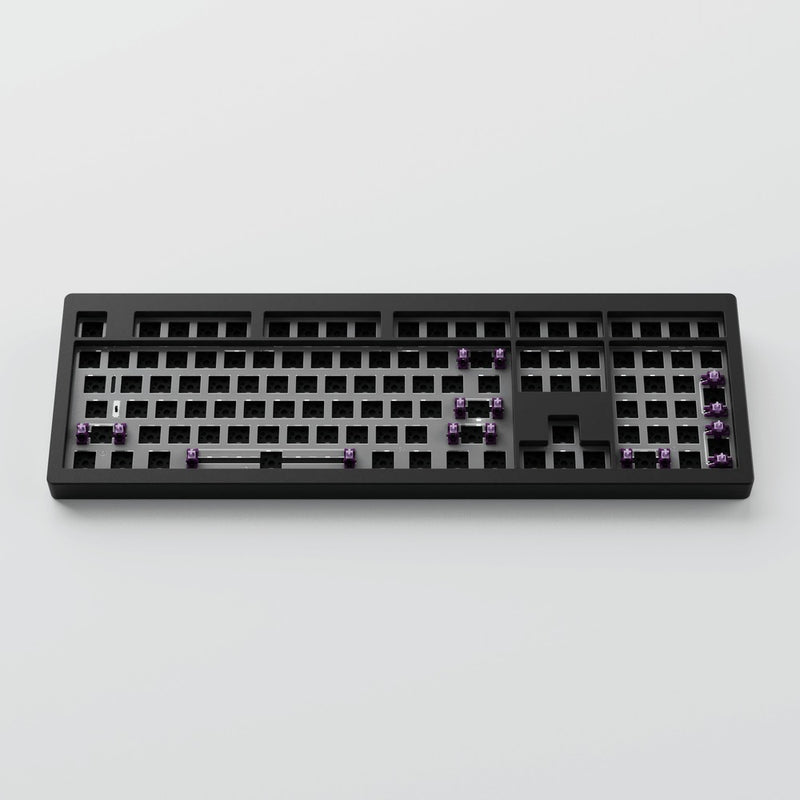 MonsGeek M5W Barebone DIY Kit Aluminum Case Multi-Mode RGB Hot-Swappable Mechanical Keyboard (Black)