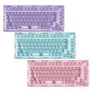 Monsgeek Ice 75 Multi-Mode RGB Hot-Swappable Transparent Mechanical Keyboard