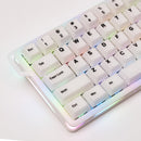 MonsGeek Verve 68 HE Wired RGB Magnetic Keyboard (Misty White) (Akko Flash Magnetic Switch)