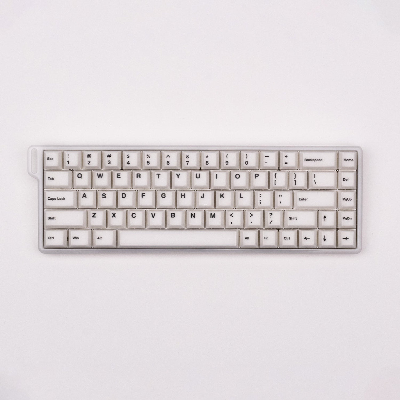 MonsGeek Verve 68 HE Wired RGB Magnetic Keyboard (Misty White) (Akko Flash Magnetic Switch)