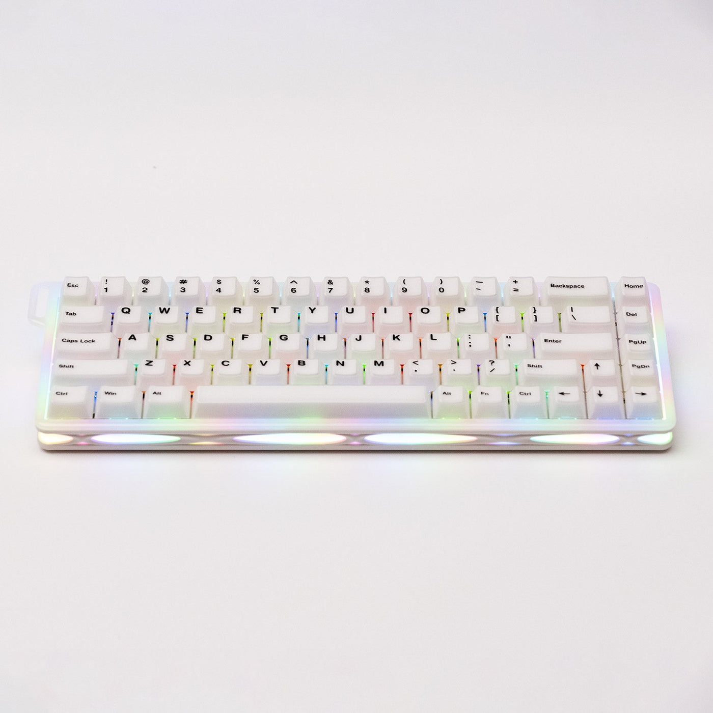 MonsGeek Verve 68 HE Wired RGB Magnetic Keyboard (Misty White) (Akko Flash Magnetic Switch)