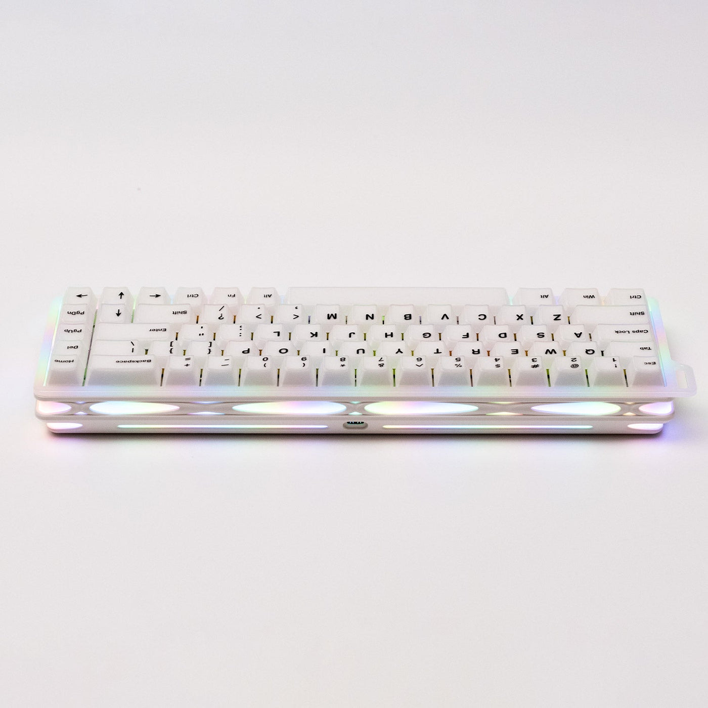 MonsGeek Verve 68 HE Wired RGB Magnetic Keyboard (Misty White) (Akko Flash Magnetic Switch)