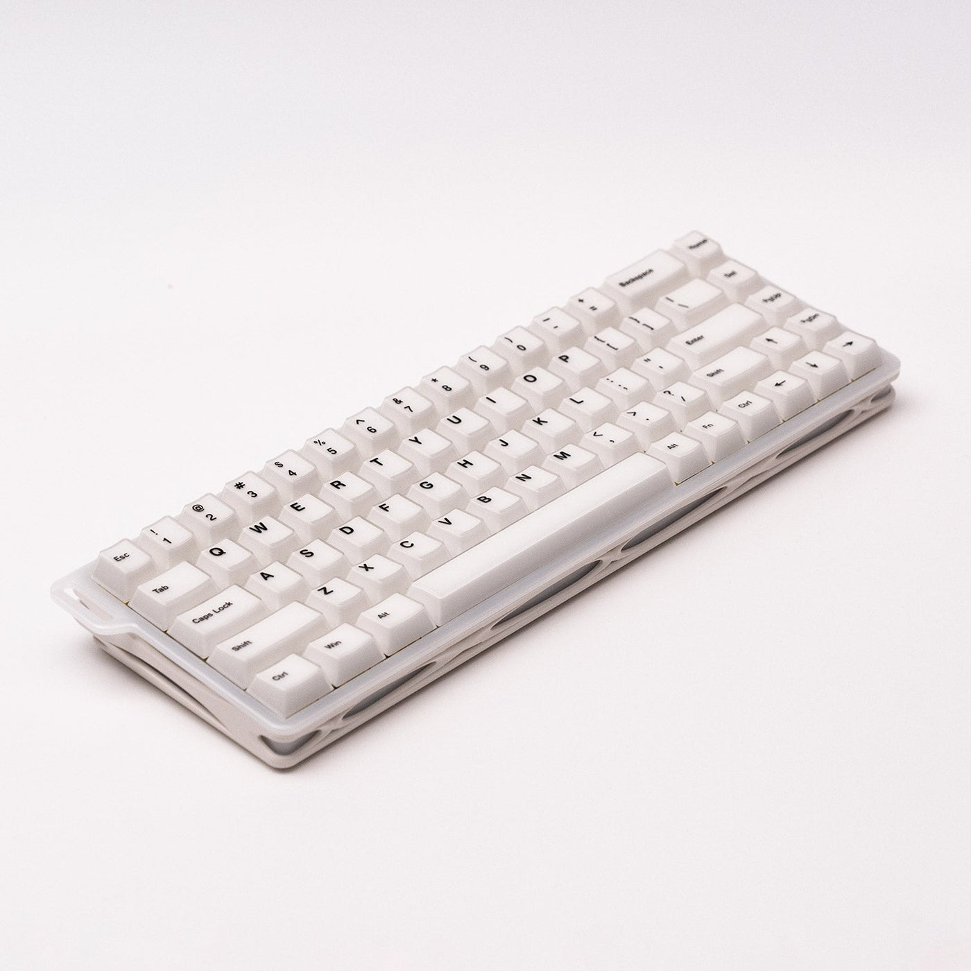 MonsGeek Verve 68 HE Wired RGB Magnetic Keyboard (Misty White) (Akko Flash Magnetic Switch)