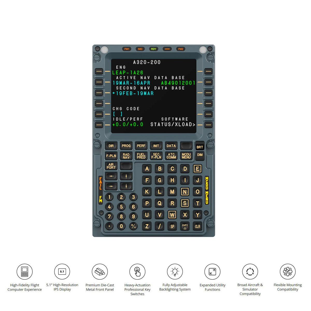 Moza Flight MA3F Flight Computer Display (AS025)