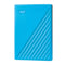 WD My Passport External Hard Drive USB 3.2 Gen 1 5TB (Blue)