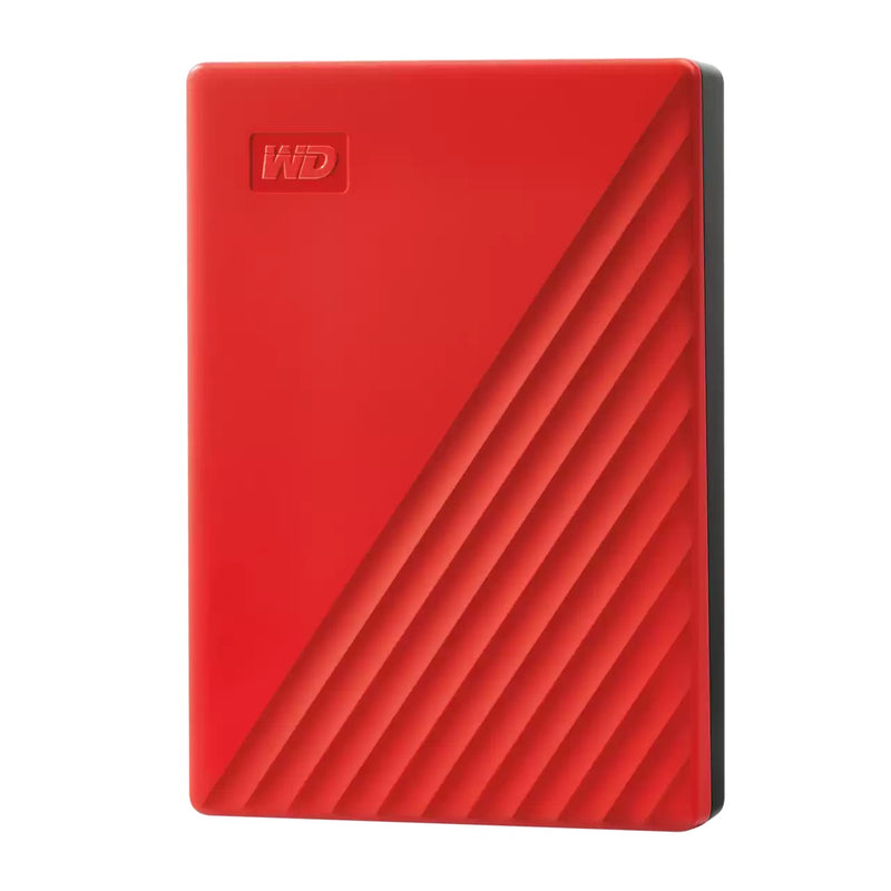 WD My Passport External Hard Drive USB 3.2 Gen 1 5TB (Red)