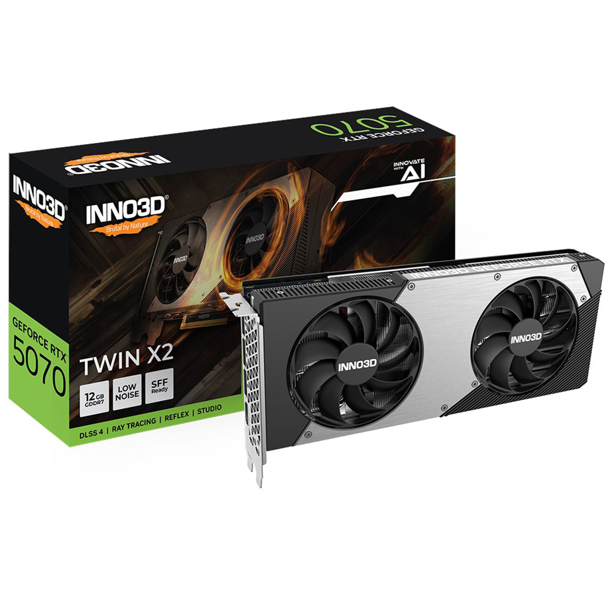 INNO3D GeForce RTX 5070 Twin X2 12GB GDDR7 Graphics Card