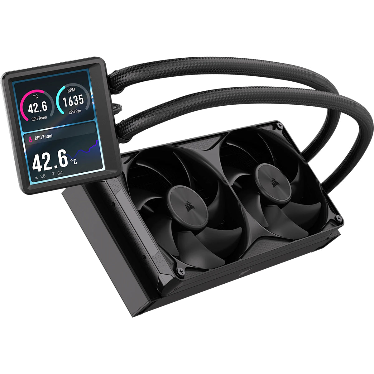 Corsair Nautilus II 240 RS Performance LCD 240mm Liquid CPU Cooler