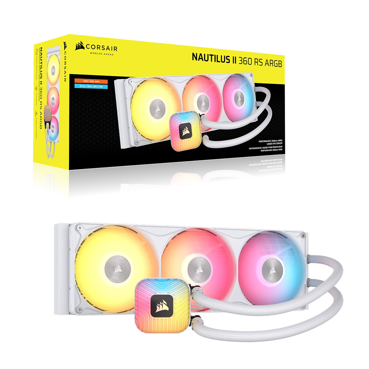 Corsair Nautilus II 360 RS ARGB Performance 360mm Liquid CPU Cooler