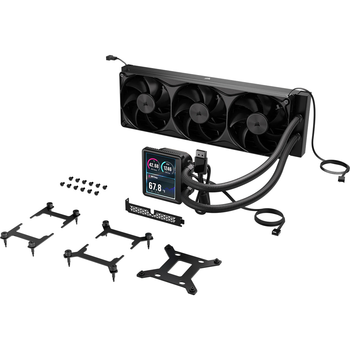 Corsair Nautilus II 360 RS Performance LCD 360mm Liquid CPU Cooler