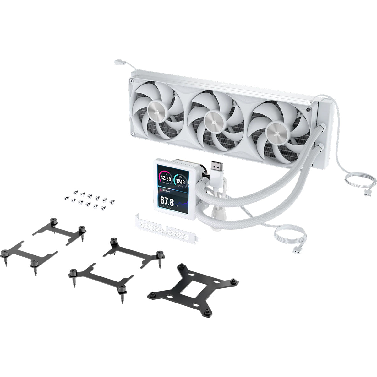 Corsair Nautilus II 360 RS Performance LCD 360mm Liquid CPU Cooler