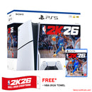 Sony Playstation PS5 Console Slim Disc Version NBA 2K26 Bundle