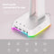 Onikuma ST-2 RGB Headphone Stand with USB Hub (White)