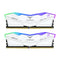 TeamGroup T-Force Delta RGB DDR5 32GB (2x16GB) 8000MHz CL38-48-48-84 1.45V Gaming Desktop Memory (White)