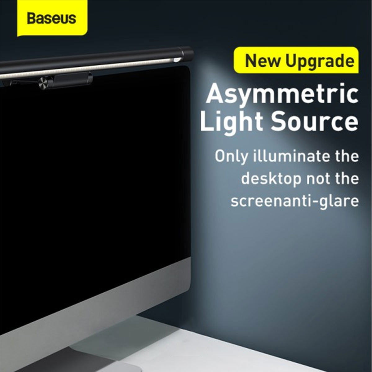 Baseus i-wok Series USB Asymmetric Light Source Screen Hanging Light Fighting Pro (Black)