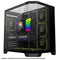 Coolman Zentra Luxe ATX Vision PC Case (Black, White)