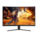 AOC CQ32G4E 31.5" QHD (2560x1440) 180Hz 0.5ms Adaptive-Sync Fast VA Curved Gaming Monitor (Black/Red)