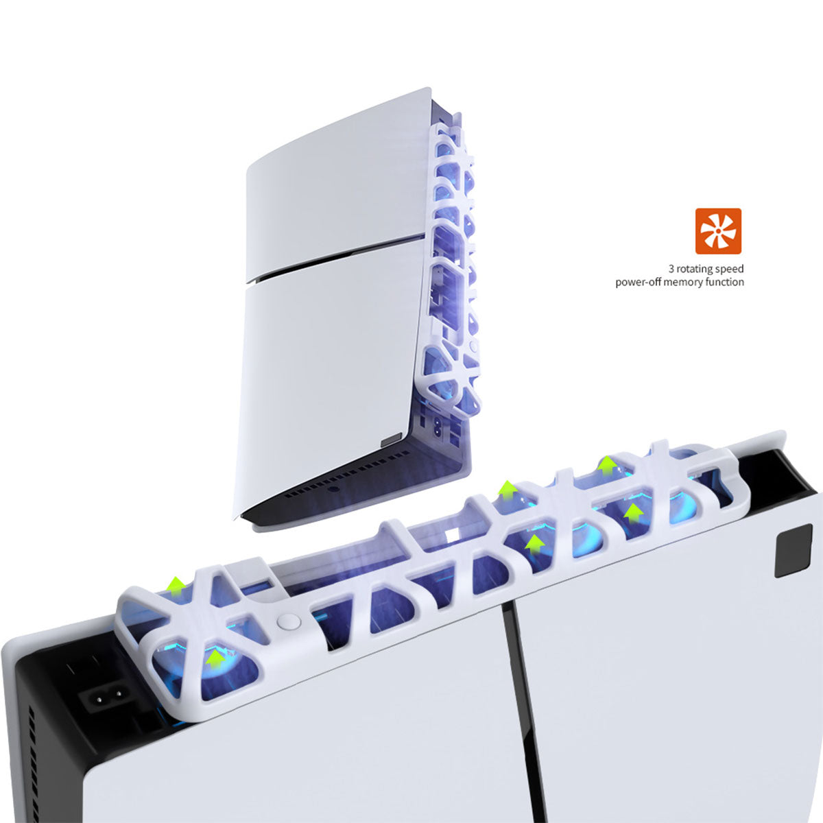 Dobe Cooling Fan for New PS5 Slim (White) TP5-3538