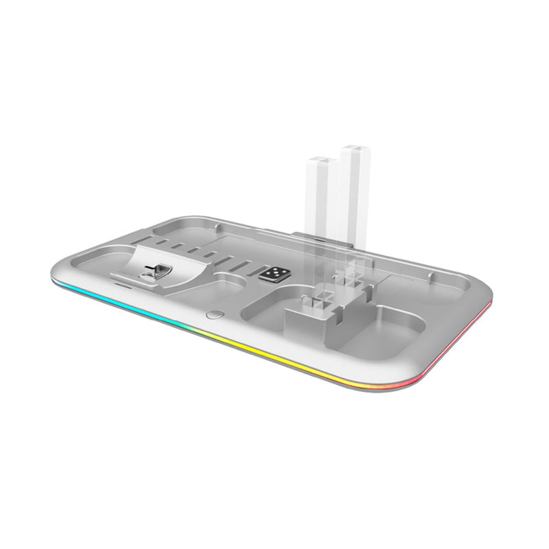 Omelet Gaming Space Charging Station For Nintendo Switch Dock / Joy-Con / Pro Controller (Snow White)